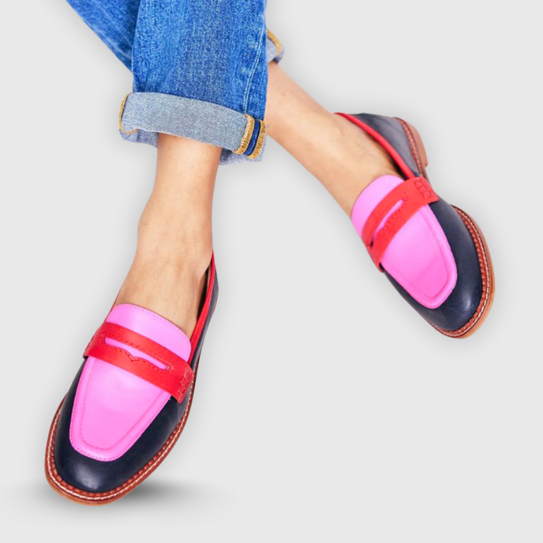 Julienne | Mocassins bicolores femme