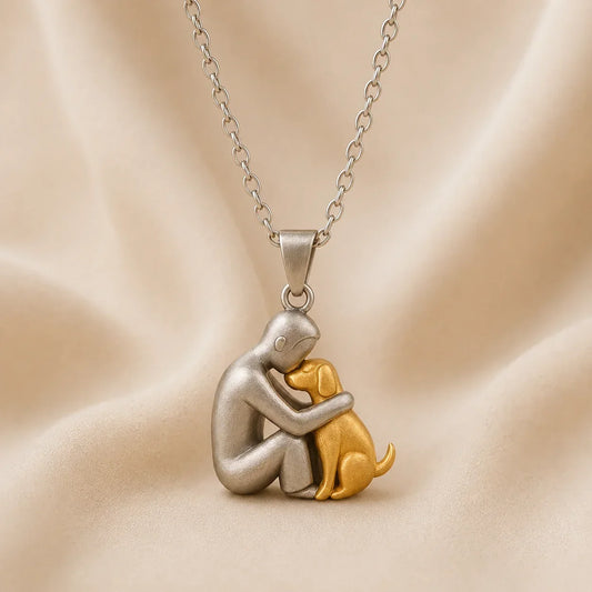 L'Étreinte Éternelle | Collier homme et chien