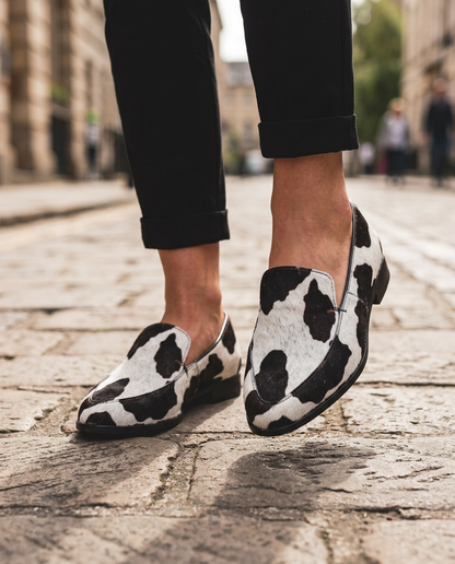 Bérénice | Mocassin vache à semelle rouge
