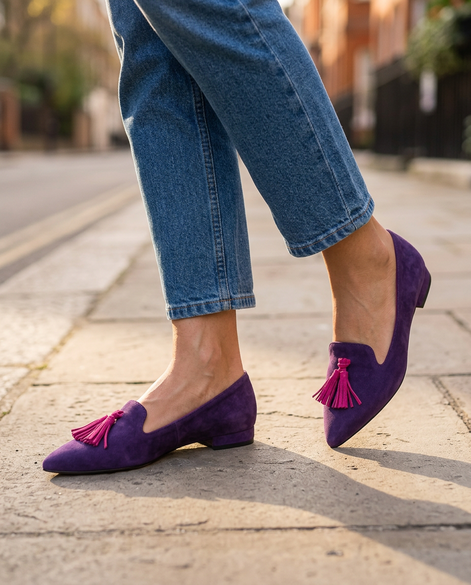 Léa | Ballerines pointues slip-on