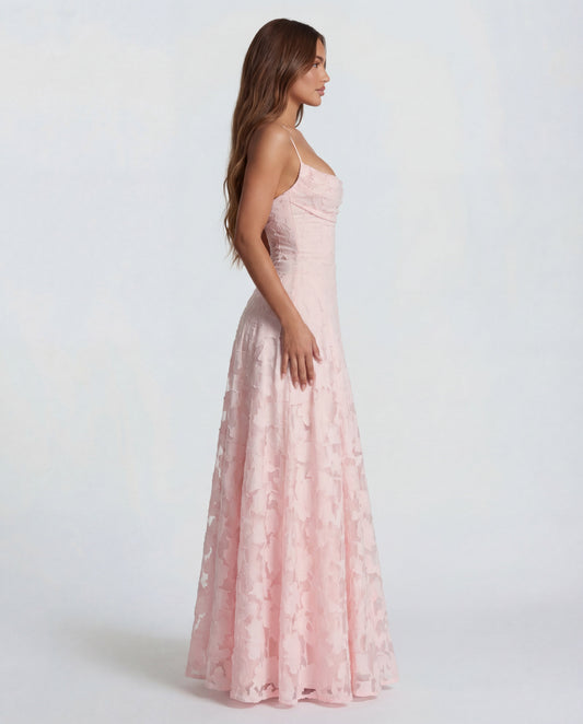 Sylvie | Robe fleurie en dentelle