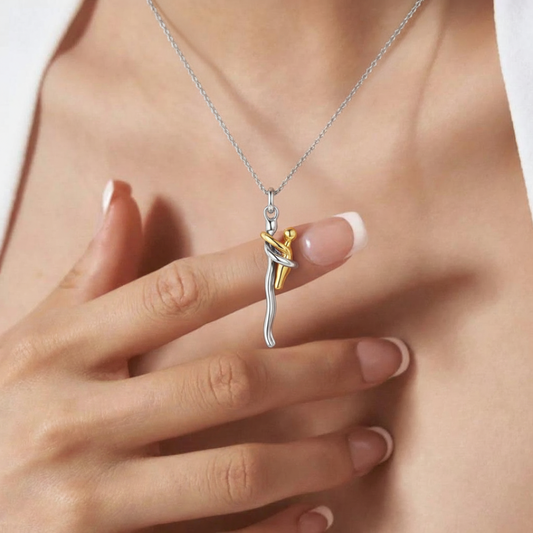 L'Étreinte Éternelle | Collier parent et enfant