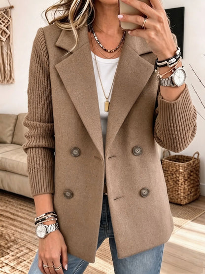Clémentine – blazer élégant à manches en maille, vue 4