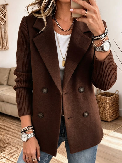 Clémentine – blazer élégant à manches en maille, vue 6