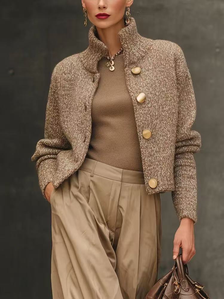 Pascaline | Cardigan court en maille