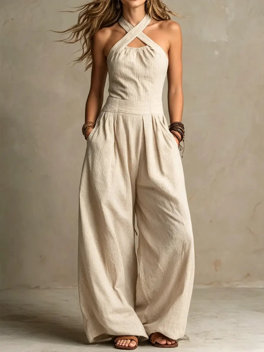 Adriana | Mono Elegante con Escote Cruzado™