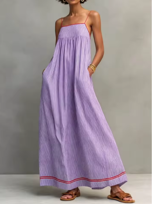 Pamela | Vestido Largo Fluido de Verano™