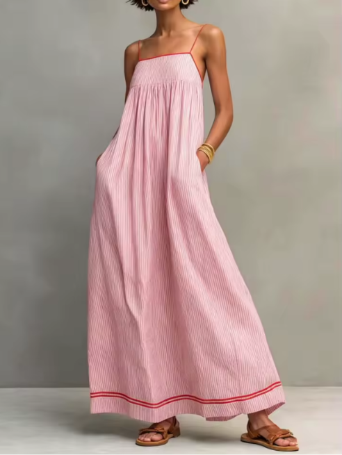 Pamela | Vestido Largo Fluido de Verano™