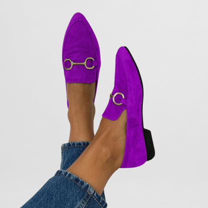 Prune | Mocassins femme tons violets