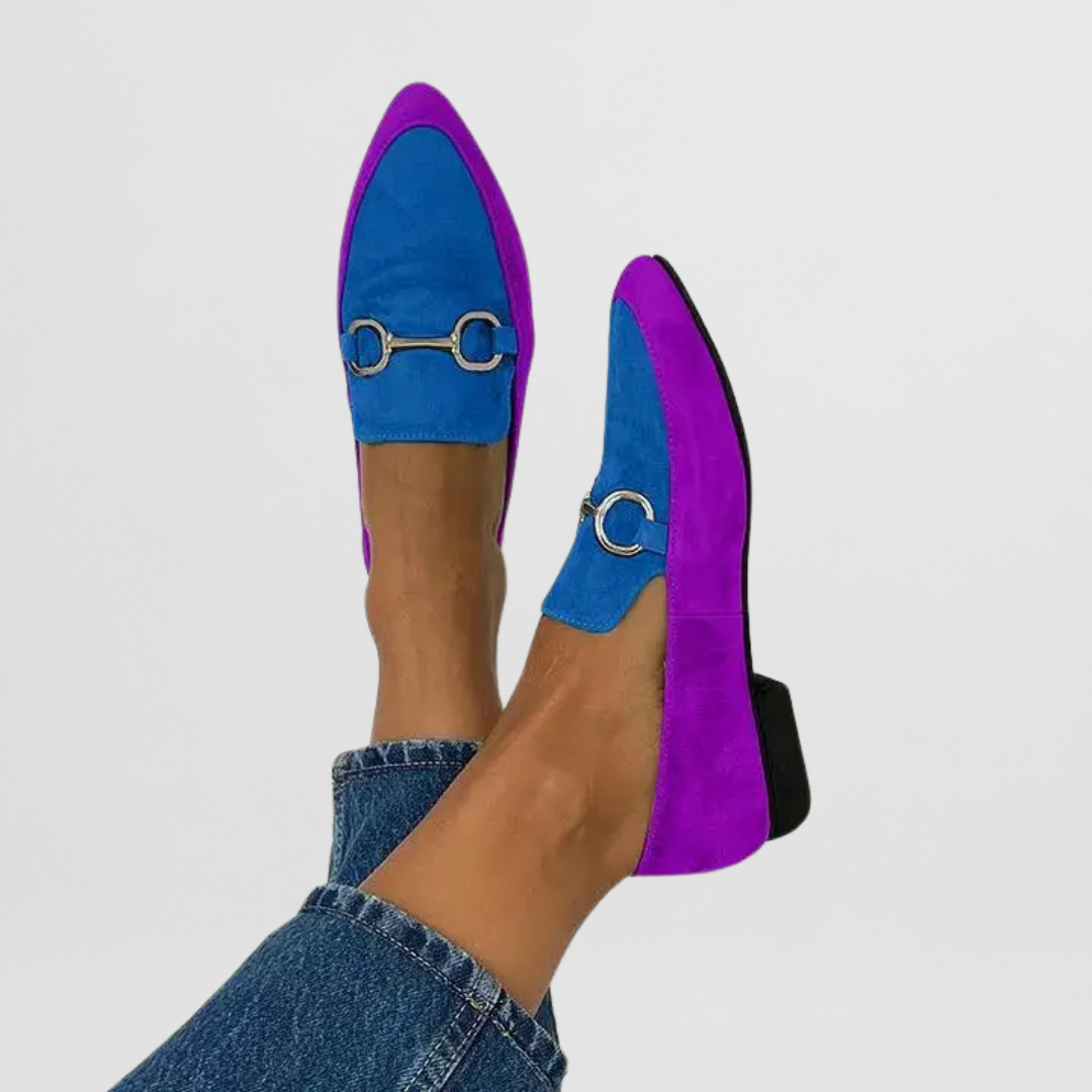 Prune | Mocassins femme tons violets