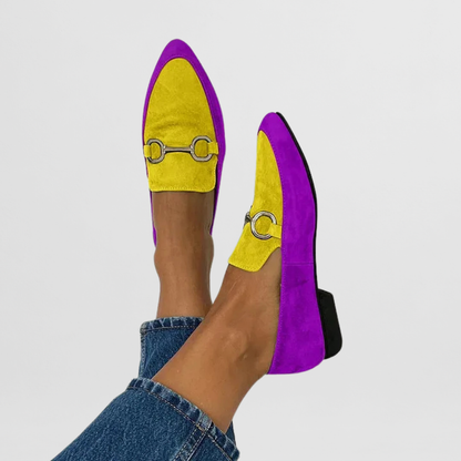 Prune | Mocassins femme tons violets