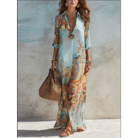 Lorna | Vestido Mediterráneo Exclusivo™
